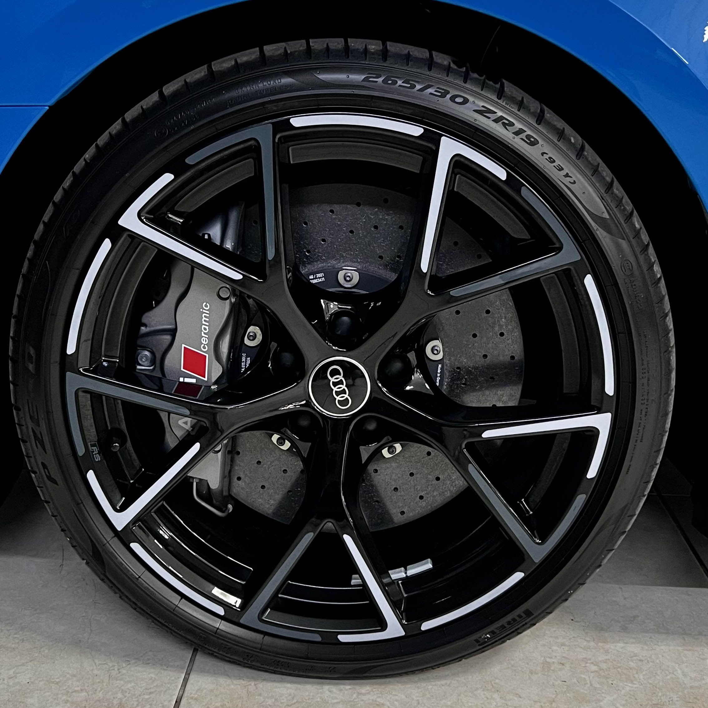 Audi RS3 2022 Blue Turbo
